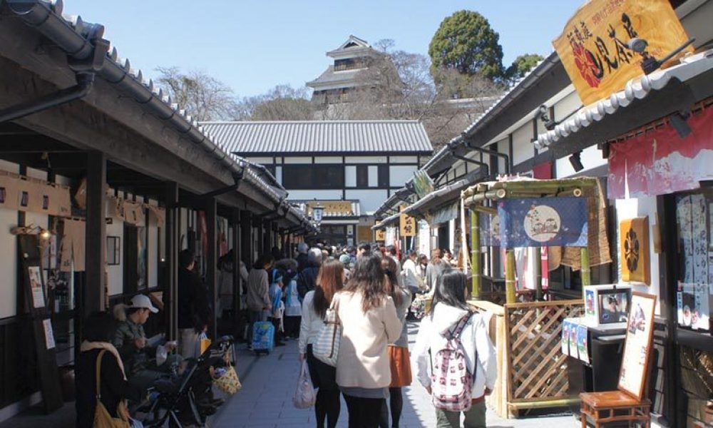 【熊本城エリア】桜の馬場 城彩苑　桜の小路